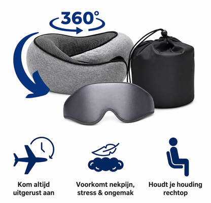 DreamGlide – Ergonomisch Traagschuim Nekkussen